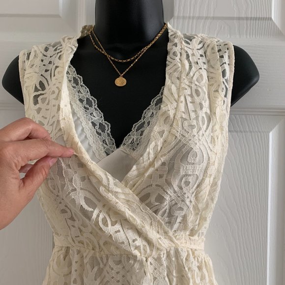 NWT American Rag Cie Women´s Ivory Dress, Size XS - Picture 5 of 16